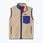 Bezrękawnik męski Patagonia Classic Retro-X dark natural w/cobalt blue