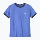 Koszulka damska Patagonia Fitz Roy Foothills Ringer Tee diver blue