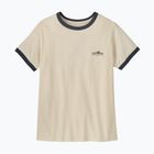 Koszulka damska Patagonia Fitz Roy Foothills Ringer Tee undyed natural