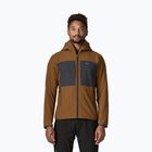 Bluza trekkingowa męska Patagonia R2 TechFace Hoody deer brown