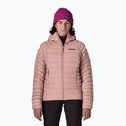 Kurtka puchowa damska Patagonia Down Sweater Hoody moonrise taupe
