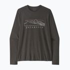 Longsleeve męski Patagonia Cap Cool Trail Stratapeaks ink black