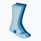 Skarpety Hoka Crew Run Sock 3-pack hazy blue/soft cobalt/night glow blue