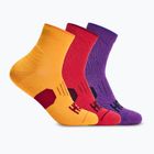Skarpety HOKA Quarter Run Sock 3-Pack egg yolk/cerise/virtual violet