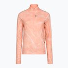 Bluza do biegania damska HOKA Skyform Half Zip CLF PRT sunstone print