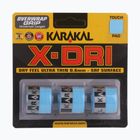 Owijka do rakiet squash Karakal X-Dri Grip 3 szt. blue