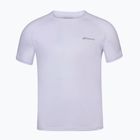Koszulka tenisowa dziecięca Babolat Play Crew Neck Jr white/white