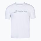 Koszulka tenisowa męska Babolat Exercise white/white