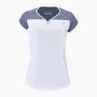 Koszulka tenisowa dziecięca Babolat Play Crew Neck Jr white/blue heather
