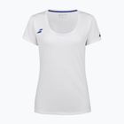 Koszulka dziecięca Babolat Play Cap Sleeve Top Jr white/white
