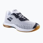 Buty do badmintona męskie Babolat Shadow Spirit 2 white/ black