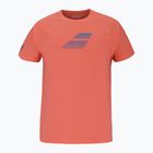 Koszulka dziecięca Babolat Exercise Cotton Jr hot coral