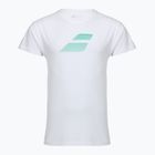 Koszulka męska Babolat Exercise Big Flag white/white