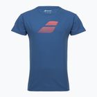 Koszulka męska Babolat Exercise Big Flag dark blue