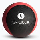 Piłka lekarska Sveltus Medicine Ball Rubber 4 kg red/ black