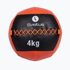 Piłka lekarska Sveltus Wall Ball 4 kg black/red