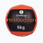 Piłka lekarska Sveltus Wall Ball 6 kg black/red