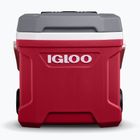 Lodówka turystyczna Igloo Latitude 16 Roller 15 l industrial red/meteorite