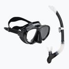 Zestaw do snorkelingu dziecięcy arena Premium Snorkeling Set Jr black/clear/black
