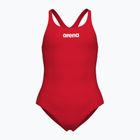 Strój pływacki jednoczęściowy dziecięcy arena Team Swim Pro Solid red/white