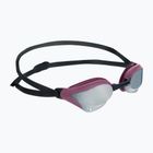 Okulary do pływania arena Cobra Core Swipe Mirror silver/red wine
