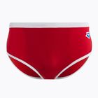 Slipy pływackie męskie arena Icons Swim Low Waist Short Solid red/white