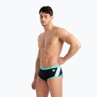 Bokserki pływackie męskie arena Icons Swim Low Waist Short Logo black/white/blue diamond