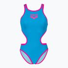 Strój pływacki jednoczęściowy damski arena One Biglogo One Piece turquoise/fluo pink