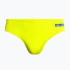 Slipy kąpielowe męskie arena Team Swim Briefs Solid soft green/neon blue
