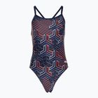 Strój pływacki jednoczęściowy damski arena Kikko Pro Swimsuit Challenge Back navy/team redwhiteblue