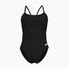 Strój pływacki jednoczęściowy damski arena Lace Back Solid black/white