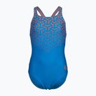 Strój pływacki jednoczęściowy dziecięcy arena Kikko V Swim Pro Back blue china/calypso coral