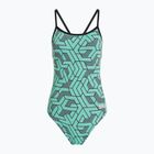 Strój pływacki jednoczęściowy damski arena Escape Challenge Back black/water blue multi