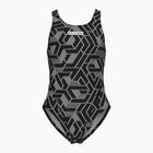 Strój pływacki jednoczęściowy dziecięcy arena Escape Swim Tech L black/team black