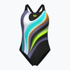 Strój pływacki jednoczęściowy damski arena Water Fluids Swim Pro Back black multi/black