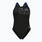 Strój pływacki jednoczęściowy damski arena Flowing V Back black/navy