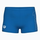 Bokserki pływackie dziecięce arena Logo Swim Short blue river/white