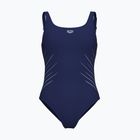 Strój pływacki jednoczęściowy damski arena Isa Squared Back navy/ice