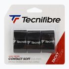 Owijki do rakiet tenisowych Tecnifibre Contact Soft 3 szt. black