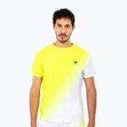 Koszulka tenisowa męska Tecnifibre Team X-Loop Tee white/yellow