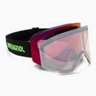 Gogle narciarskie Rossignol Otava Hero black/persimon/pink