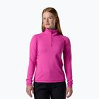 Bluza polarowa damska Rossignol Mid Layer Stretch Half Zip electric fuchsia