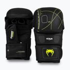 Rękawice sparngowe Venum Training Camp 4.0 black/neo green