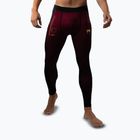Legginsy treningowe męskie Venum Tactical XT Spats black/burgundy/gold