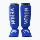 Ochraniacze piszczeli i stóp Venum Kontact Shin Guards royal blue/silver