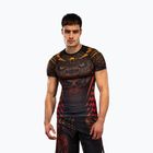 Rashguard męski Venum Quetzal Fury Rashguard black/fury red/tangerine