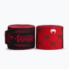 Bandaże bokserskie Venum Monogram Hand Wraps Advanced 250 cm red