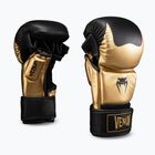 Rękawice MMA Venum Attack 2.0 Sparring Leather gold/black