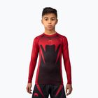 Rashguard dziecięcy długi rękaw Venum Attack Rashguard LS black/red