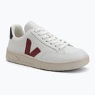 Buty damskie VEJA V-12 Leather white/marsala/nautico